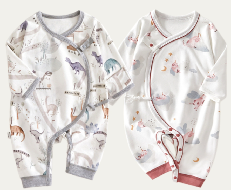 Dreamy Tie-Side Newborn Jumpsuit Sleepwear  (Fairy)