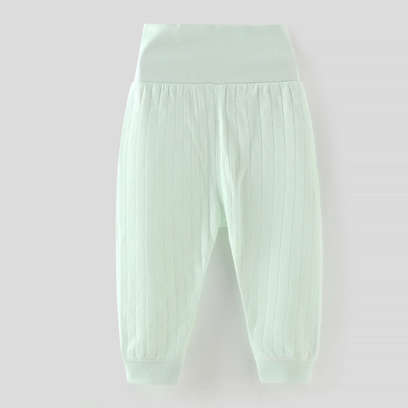 High Waist Plain Pajama Pants