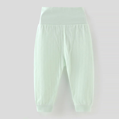 High Waist Plain Pajama Pants