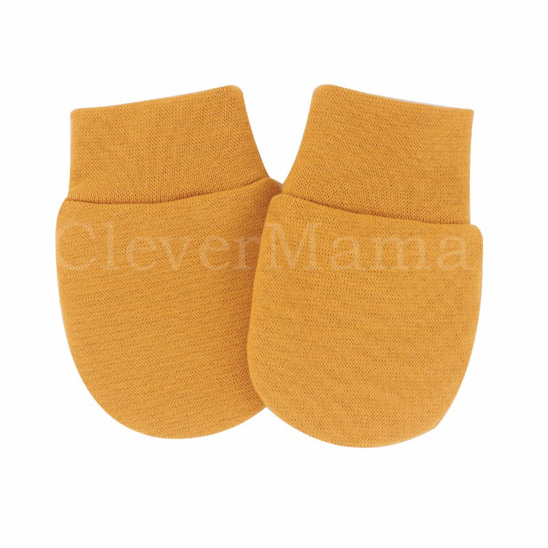 Plain Mitten Gloves for Newborn Babies